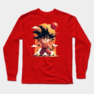 kid goku Long Sleeve T-Shirt